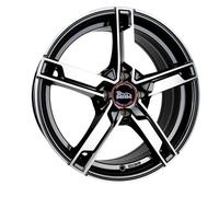 JANTE 17"" MAM W4 7,0Jx17 4-108 ET20 65,1 BLACK FRONT POLISH