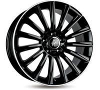 Jante 18"" KT18 8Jx18 5/112 ET45 alésage 72,6 BLACK LIP POLISH