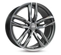 MAM WHEELS MAM RS3 matt palladium front polished 8.0Jx18 5x108 ET45