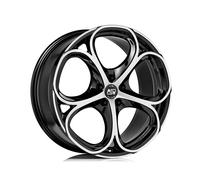 JANTES ROUES MSW MSW 82 POUR ALFA ROMEO STELVIO 8X18 5X110 GLOSS BLACK FULL OIM