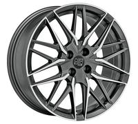 JANTES ROUES MSW MSW 50-4 POUR TOYOTA YARIS VERSO 7X17 4X100 MATT GUN METAL Z42