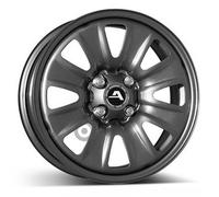 Alcar Stahlrad Jante AL65 16 pouces 4 trous 6,5x 16x108 ET32 Noir
