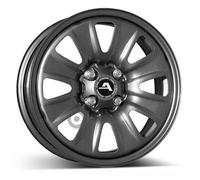 Alcar Stahlrad Jante AL65 16 pouces 4 trous 6,5x 16x108 ET32 Noir