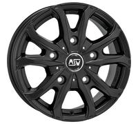 JANTES ROUES MSW MSW 48 VAN POUR PEUGEOT BOXER CAMPER 7,5X18 5X118 MATT BLA 5V3