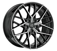JANTES ROUES MSW MSW 74 POUR HONDA CIVIC 8X19 5X120 GLOSS BLACK FULL POLISHED K
