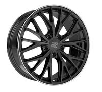 MSW Wheels Jantes MSW 44 pour Cupra Leon 8.5x20 5x112 Noir brillant bord diamanté