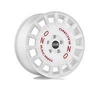 Jantes en Alliage OZ Rally racing Race Blanc Rouge Lettrage 8x18 5x100,00 ET35
