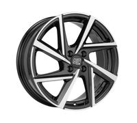 MSW Wheels Jantes alu MSW 80-4 7x17 4x100 Noir brillant poli pour Renault Mégane/Scénic I