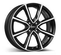 Jantes Dezent TN dark 7.0Jx18 ET38 4x100 pour Lancia Musa Ypsilon 18 Pouces