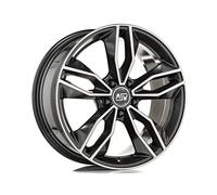 MSW Wheels Jantes MSW 71 pour Opel Adam 7,5x17 5x112 Brillant Gris foncé poli