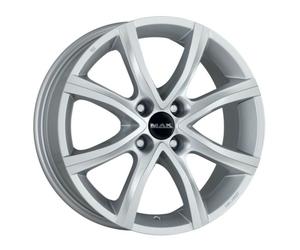 Jante alu 15 pouces MAK Antibes 4x100 6,5J ET40, Farbe Silber