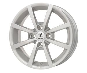 Jante alu 16 pouces ITWHEELS Alisia 4x100 6,5J ET40, Farbe Glanzsilber
