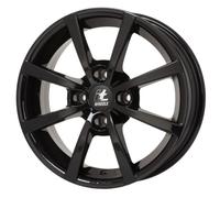 Jante alu 16 pouces ITWHEELS Alisia 4x100 6,5J ET40, Farbe Schwarz Glänzend