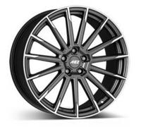 Jante Alu Aez Atlanta Graphite Mat Bord Poli 19 Pouces - 8x19 5x112 Et46 Anthracite