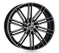JANTES ROUES AEZ LEIPZIG DARK POUR AUDI E-TRON 9.5X21 5X112 BLACK/POLISHED NHP