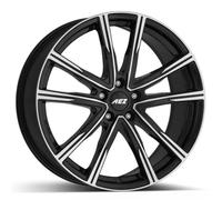 Jante Alu Aez Montreal 19 Pouces - 7.5x19 5x108 Et50 Noir Face Polie