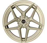 JANTES ROUES ANTERA A107 POUR BMW SERIE 5 TOURING 8.5X19 5X112 SATIN CHAMPAGNE