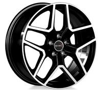 Jante alu AVUS AC-519 17" 7J 5x108 ET 40 73.1 BLACK POLISHED