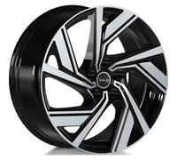 JANTES ROUES AVUS AC-521 POUR TESLA 9.5x20 5x114.3 BLACK POLISHED PHG