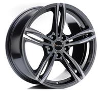 JANTES ROUES AVUS AF15 POUR AUDI A7 SPORTBACK 8X18 5X112 ANTHRACITE POLISHE CRV
