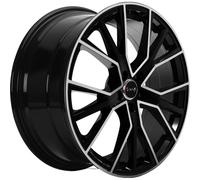 Jante alu AVUS AF18 19" 8.5J 5x120 ET 47 65.1 BLACK POLISHED