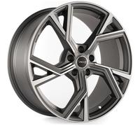 Jante alu AVUS AF20 18" 8J 5x112 ET 28 66.6 MATT ANTHRACITE POLISHED