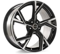 Jante alu AVUS AF20 19" 8.5J 5x112 ET 30 66.6 BLACK POLISHED