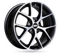 Jante Alu Bbs Sr 18 Pouces - 8x18 5x100 Et48 Gris Foncé Face Polie