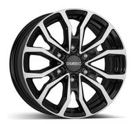 JANTES ROUES DEZENT KC DARK 8X17 6X139.7 BLACK/POLISHED 9CS