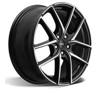 JANTES ROUES DEZENT TO dark POUR AUDI 8x18 5x112 BLACK/POLISHED D9G