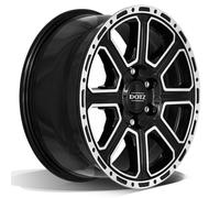 Jante Alu Dotz 4x4 Kalahari 16 Pouces - 7x16 6x139.7 Et24 Noir Face Polie