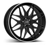 Jante Alu Dotz Longbeach Noir Bord Poli 20 Pouces - 10x20 5x112 Et39 Noir Bord Poli