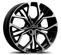 Jante alu DS CITROEN DS3 15" - GMP MATISSE BLACK DIAMOND