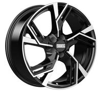Jante alu FONDMETAL ATENA 21" 9J 5x112 ET 26 66.5 GLOSSY BLACK MACHINED