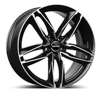 Jante alu GMP ATOM 17" 7.5J 5x112 ET 28 66.5 BLACK DIAMOND