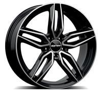 GMP Jantes Fasten pour Audi Q2 8x18 5x112 Black Diamond E3H