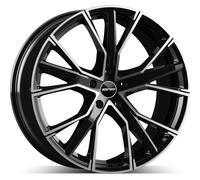 GMP Jantes roues Gunner pour Volkswagen ID.4 8x18 5x112 Black Diamond K0S