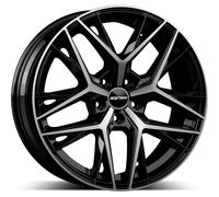 Jante alu GMP LUNICA 20" 8.5J 5x112 ET 35 66.6 BLACK DIAMOND