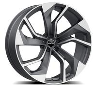 GMP Jantes Rebel pour Porsche Macan 9x20 5x112 Mat Anthracite Diamond