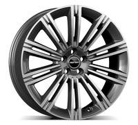 JANTES ROUES GMP EXPERIENCE POUR LAND ROVER 9.5x22 5x120 ANTHRACITE DIAMOND QKG