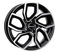 MAK Jantes roues Apollo pour Opel Corsa-F 7x18 4x108 Black Mirror ADM