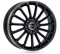 Jante Alu Mak Komet 17 Pouces - 7.5x17 5x112 Et45 Black Glossy Bord Poli