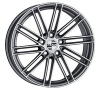 MAK Jante Leipzig-D F1521LZQM58KY4 11.5x21 5x130 Gun Métal Miroir pour Porsche, Bentley