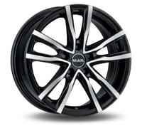 Jante Alu Mak Milano 16 Pouces - 6.5x16 4x108 Et15 Noir