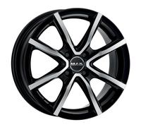 Jante alu MAK MILANO 4 16" 6.5J 4x98 ET 30 58.1 BLACK MIRROR
