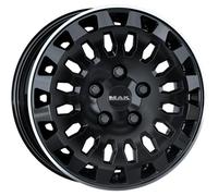 MAK Jantes Overland pour MAN TGE M1 7x17 5x120 Noir brillant Anneau miroir FTS