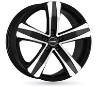 Jante Alu Mak Stone5 T 16 Pouces - 6.5x16 5x130 Et65 Noir Poli