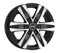 Jante Alu Mak Stone6 T 18 Pouces - 8x18 6x139.7 Et50 Noir Poli