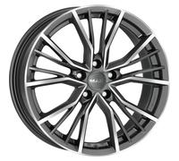MAK UNION gun metal mirror face 8.0Jx18 5x112 ET45