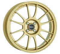 JANTES ROUES MAK XLR POUR VOLKSWAGEN POLO VI GTI 7X17 5X100 GOLD V2F